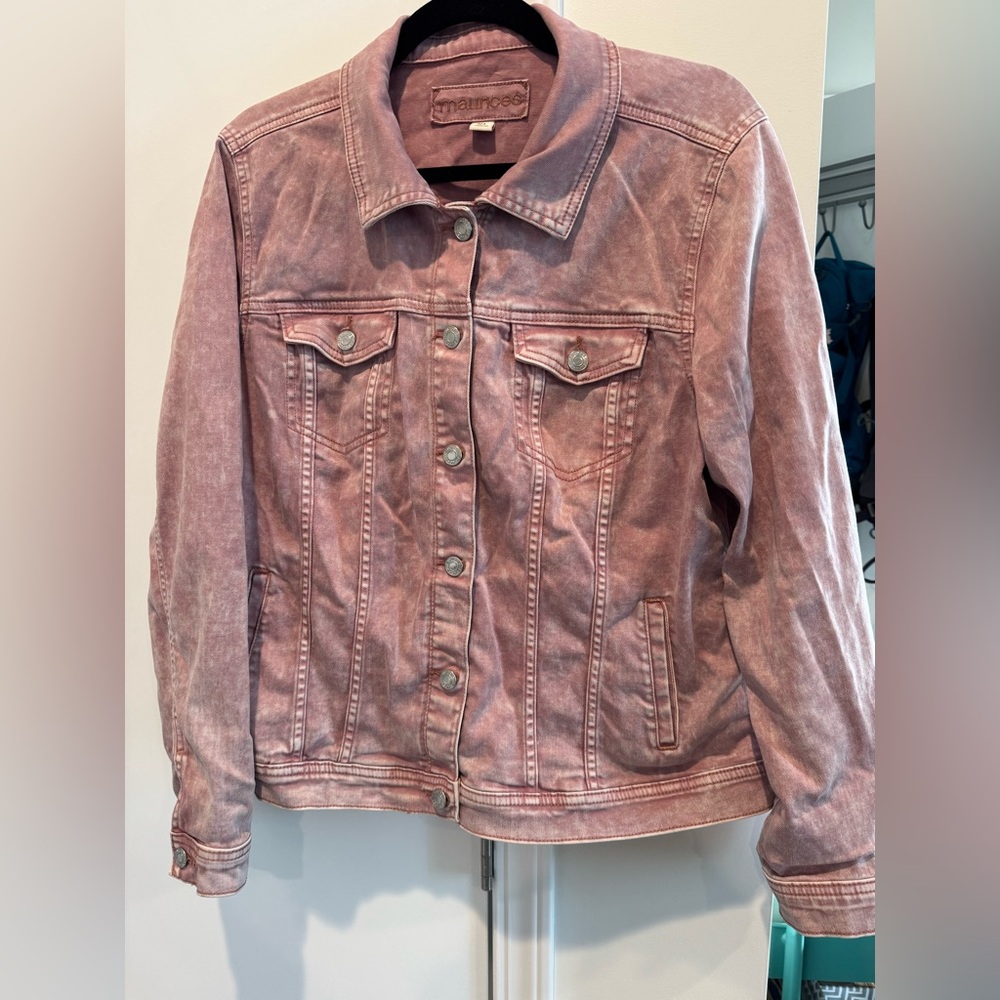Maurices Dusty Pink Jean Jacket